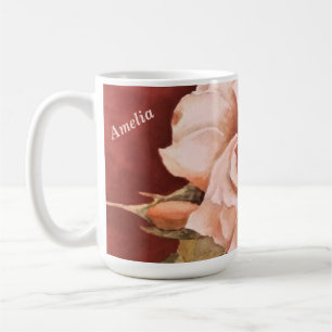 CAFÉ ROSE vintage MUG