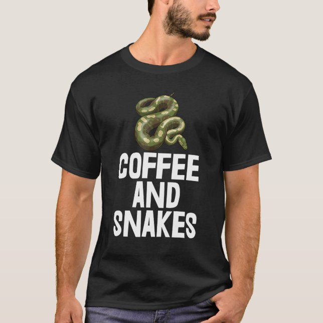 Café Serpents Python T-shirts Glissants Serpent (Devant)
