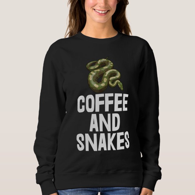Café Serpents Python T-shirts Glissants Serpent (Devant)