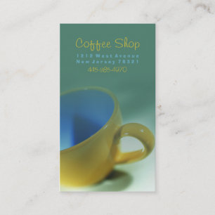Café Shop Punch Cartes de visite