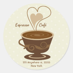 Cafe Sticker