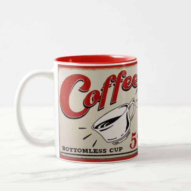 café : tasse sans fond (Gauche)