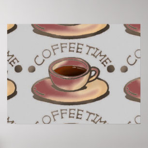 CAFÉ TEMPS ART POSTER