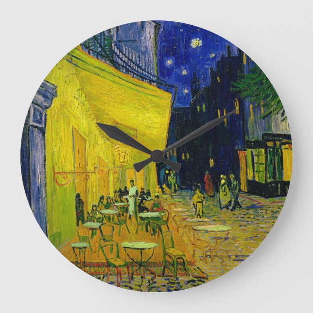 Cafe Terrace Arles, Place du Forum, 1888 Large Clock (Front)