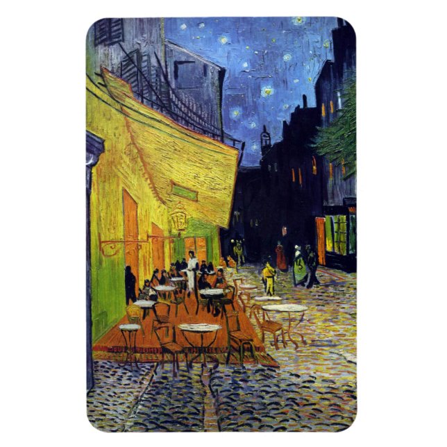 Cafe Terrace at Night by Vincent van Gogh 1888 Magnet (Vertical)