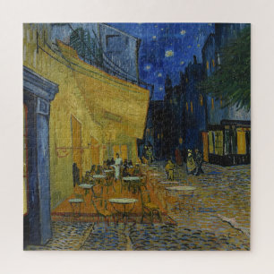 Cafe Terrace at Night by Vincent van Gogh  Jigsaw Puzzle