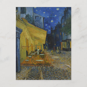 Cafe Terrace at Night by Vincent van Gogh  Postcard