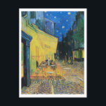 Cafe Terrace at Night by Vincent Van Gogh Postcard<br><div class="desc">Vincent van Gogh's Café Terrace at Night (1888)</div>