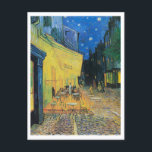 Cafe Terrace at Night by Vincent Van Gogh Postcard<br><div class="desc">Vincent van Gogh's Café Terrace at Night (1888)</div>