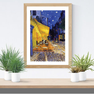 Cafe Terrace at Night by Vincent van Gogh Poster