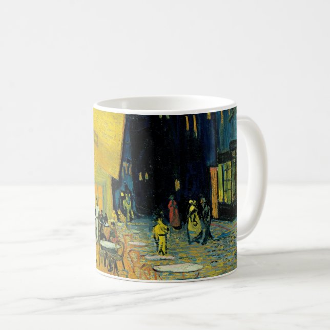 Café Terrace at Night Coffee Mug (Front Right)