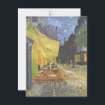 Cafe Terrace at Night Van Gogh Postcard<br><div class="desc">Post-Impressionist Painter Artist Vincent Van Gogh's Great Artworks and Paintings</div>