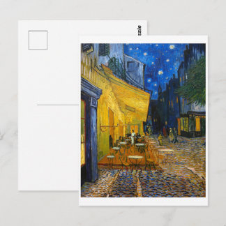 Cafe Terrace at Night | Van Gogh | Postcard