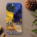 Cafe Terrace at Night Vincent van Gogh iPhone 13 Pro Case<br><div class="desc">An iPhone 13 Pro with Cafe Terrace at Night (1888),  the fine art post-impressionist painting by Vincent van Gogh (1853-1890). Picturing a charming evening scene at a French café under a starlit sky.</div>