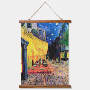 Cafe Terrace at Night, Vincent van Gogh Hanging Tapestry
