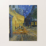 Cafe Terrace at Night | Vincent Van Gogh Jigsaw Puzzle<br><div class="desc">Cafe Terrace at Night (1888) by Dutch post-impressionist artist Vincent Van Gogh. Original fine art painting is an oil on canvas depicting a starry night scene in front of a French cafe in Arles.

Use the design tools to add custom text or personalize the image.</div>