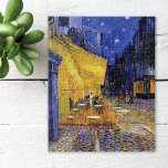 Cafe Terrace at Night Vincent van Gogh Jigsaw Puzzle<br><div class="desc">This jigsaw puzzle features the post-impressionist masterpiece - Cafe Terrace at Night (1888) by the Dutch artist Vincent van Gogh (1853-1890). This painting captures a vibrant night scene on the Rue Du Palais in Arles,  France,  showcasing a bustling street and an inviting outdoor cafe.</div>