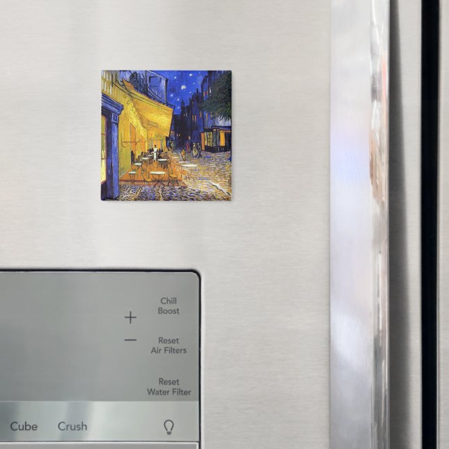 Cafe Terrace at Night Vincent Van Gogh Magnet (In Situ (Fridge))