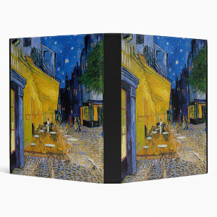 Cafe Terrace by Vincent van Gogh Binder