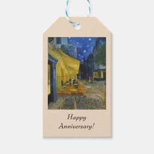 Café Terrace by Vincent Van Gogh  Gift Tags