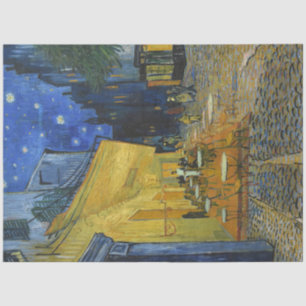 Café Terrace by Vincent Van Gogh  Tissue Paper