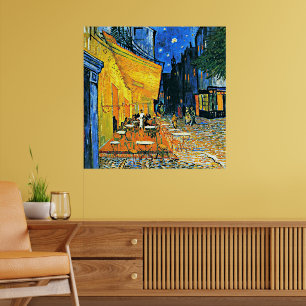 Cafe Terrace fine art painting by Vincent van Gogh Poster
