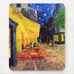 Cafe Terrace Place du Forum Van Gogh Fine Art Mouse Pad
