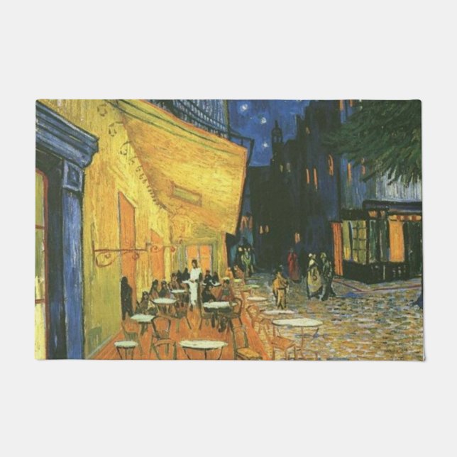 Cafe Terrace - Vincent van Gogh Doormat (Front)