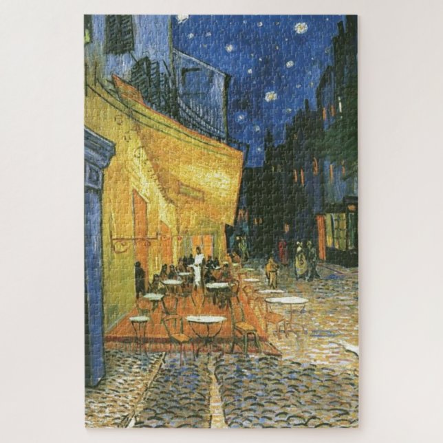 Cafe Terrace - Vincent van Gogh Painting Art Jigsaw Puzzle (Vertical)