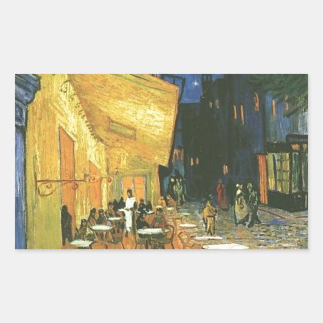 Cafe Terrace - Vincent van Gogh Sticker (Front)