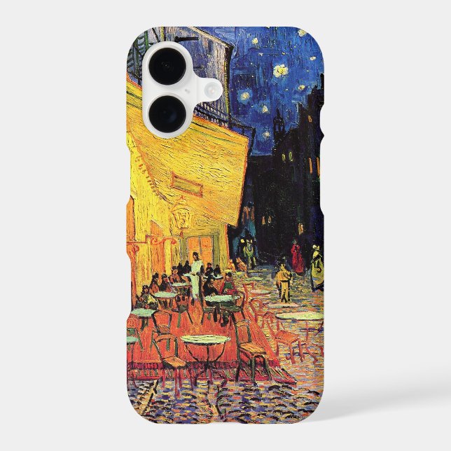 Café Terrasse à la nuit par Vincent van Gogh (Verso)