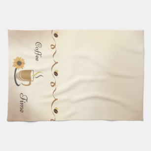 Café Time Café tasse Daisy Serviette de cuisine