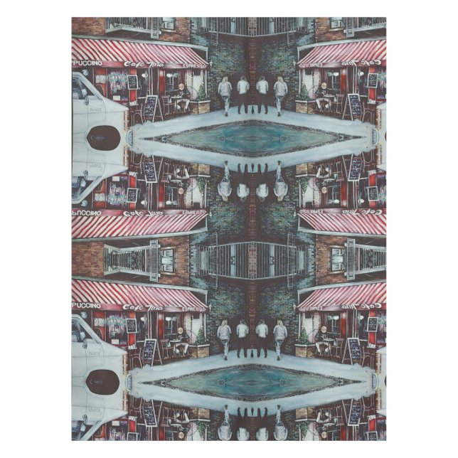 Cafe Tina's Twlight, NYC Tablecloth (Front)