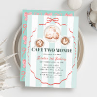 Cafe Two Monde Pink Bow Coffee Girl 2nd Birthday