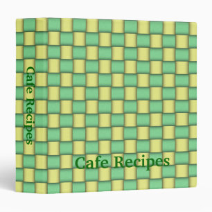 Cafe Weave Recipes Binder