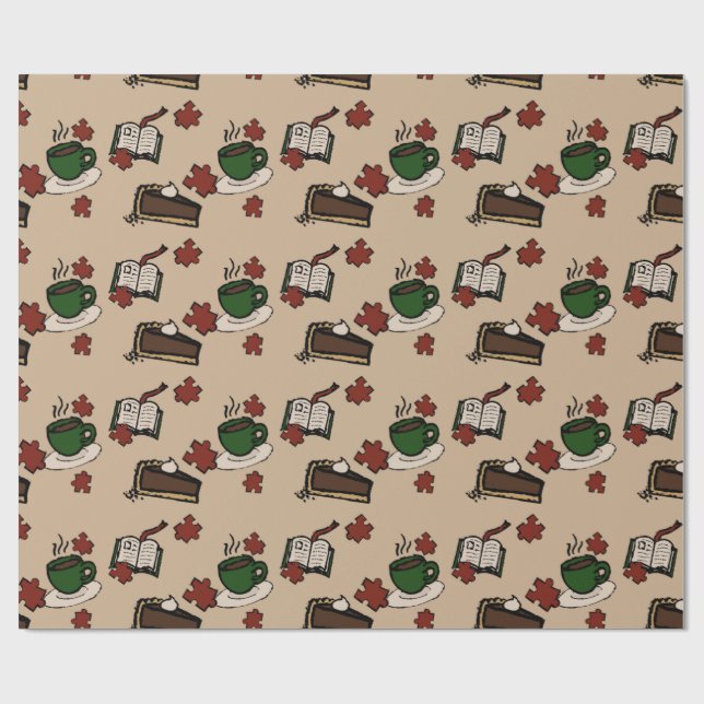 Cafe Wrapping Paper (Flat)