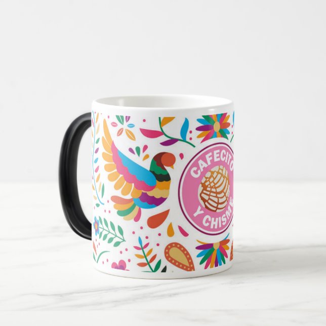 Cafecito & Chisme Magic Mug (Front Left)