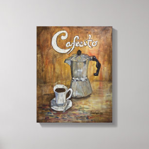 Cafecito - copie cubaine de toile de café