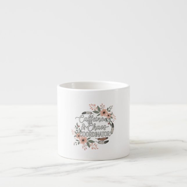 Caféine & Chaos Morning Mug pour femmes (Devant)