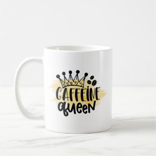 Caféine Mug café Queen - Drôle cadeau pour elle