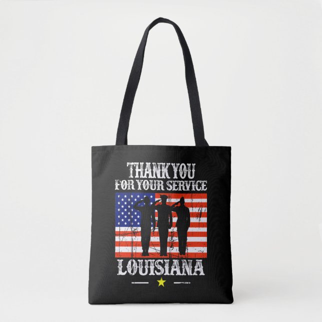 CafePress Louisiana Map Tote Bag Canvas Tote Xmas (Front)