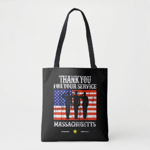 CafePress Thank You For Your Service Tote Bag Xmas