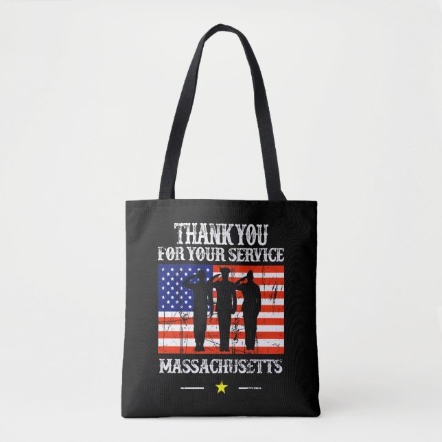 CafePress Thank You For Your Service Tote Bag Xmas (Front)