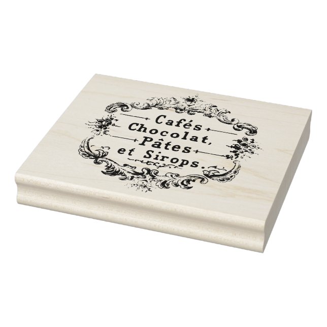 Cafes Chocolat Pates Sirops Vintage French Stamp (Stamp)