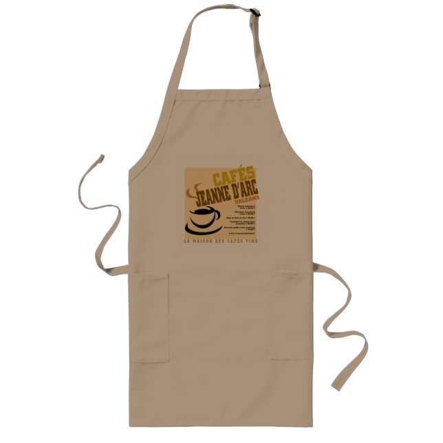 Cafes Jeanne D'Arc Long Apron (Front)