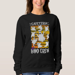 Cafeteria Boo Crew Teacher Lunch Lady Team Spooky  Sweatshirt