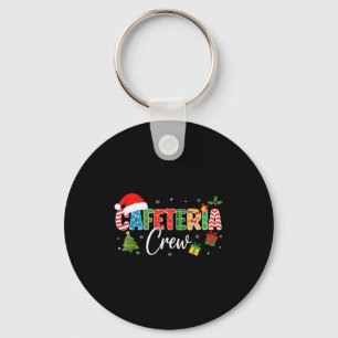Cafeteria Crew Christmas Holiday School Staff Food Keychain