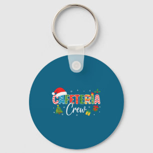 Cafeteria Crew Christmas Holiday School Staff Food Keychain