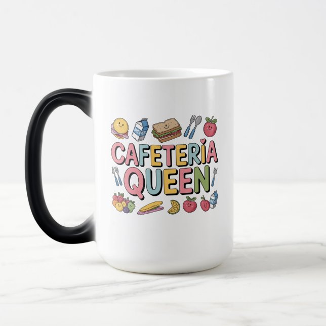 Cafeteria Queen Magic Mug (Left)