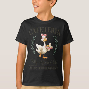 Cafeteria Silly Goose Club For School Lunch Lady T-Shirt